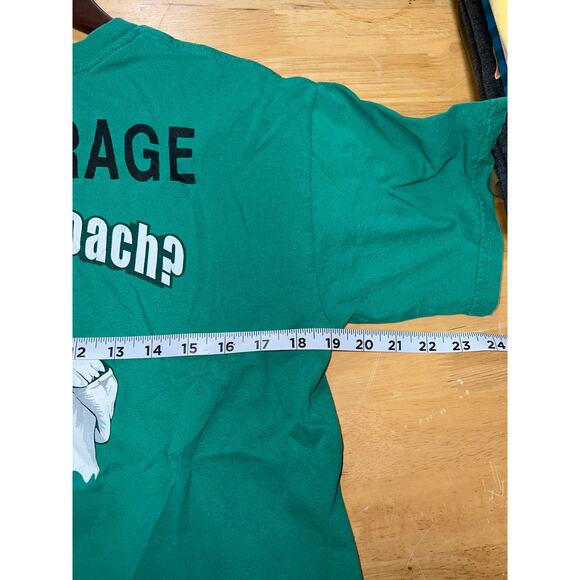 Vintage Malcolm XC Shirt Yoda Graphic Green Tee Medium 2005 2000s - Picture 8 of 9